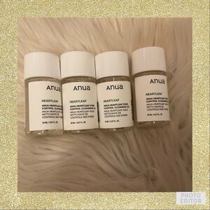 Anua Heartleaf Pore Control Cleansing Oil - Travel Size - New x4
